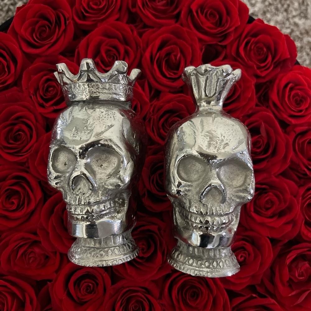 Silver Skull salt & pepper Set